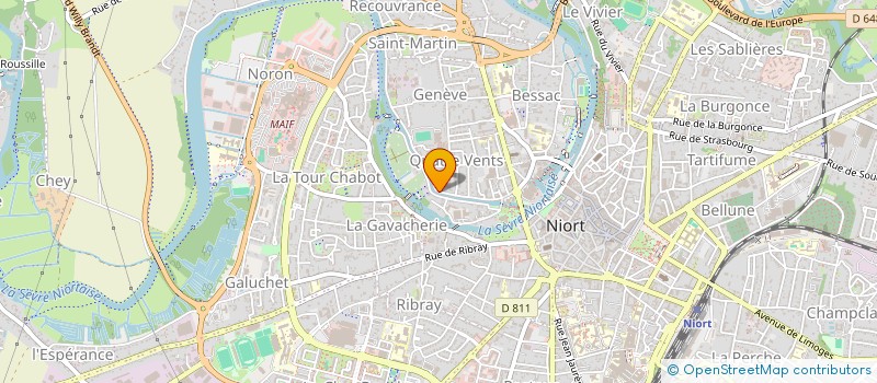 localisation de l'entreprise MONSIEUR CHARLES MILKO à NIORT