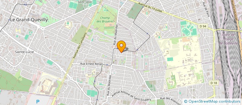 localisation de l'entreprise MONSIEUR CHARLES MOFOKENG  SAINT-ETIENNE-DU-ROUVRAY