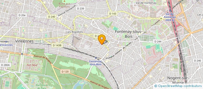 localisation de l'entreprise MONSIEUR CHARLES MOLINER à FONTENAY-SOUS-BOIS