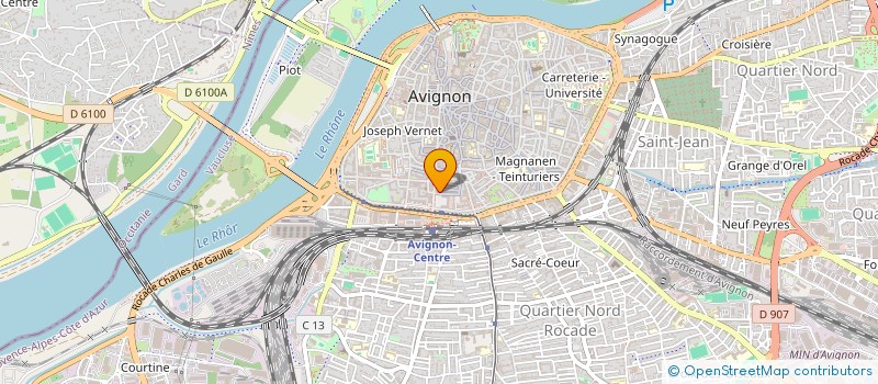 localisation de l'entreprise MONSIEUR CHARLES MOLL  AVIGNON