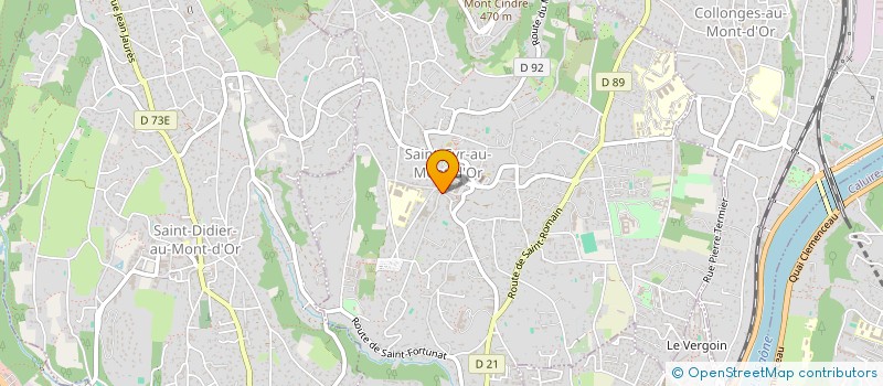 localisation de l'entreprise MONSIEUR CHARLES MONNERET  SAINT-CYR-AU-MONT-D'OR