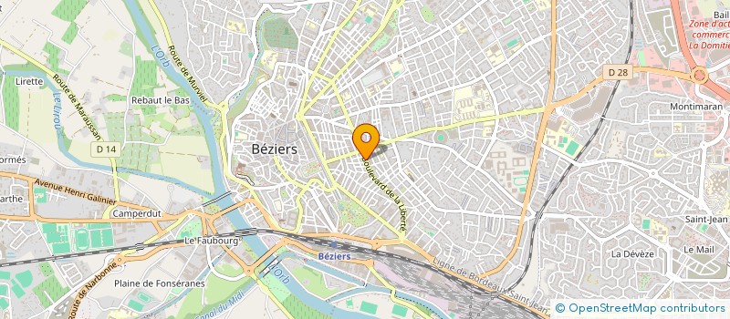 localisation de l'entreprise MONSIEUR CHARLES MONTANTIN à BEZIERS