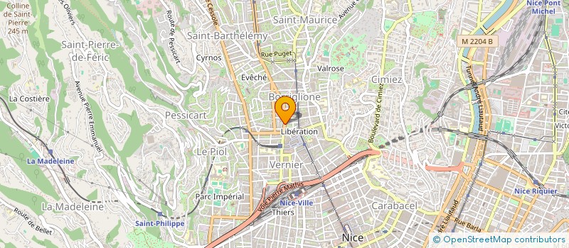 localisation de l'entreprise MONSIEUR CHARLES MONTIGNY à NICE