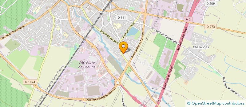 localisation de l'entreprise MONSIEUR CHARLES MOREAU à BEAUNE