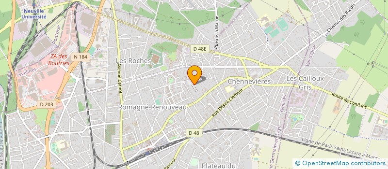 localisation de l'entreprise MONSIEUR CHARLES MOREIRA  CONFLANS-SAINTE-HONORINE