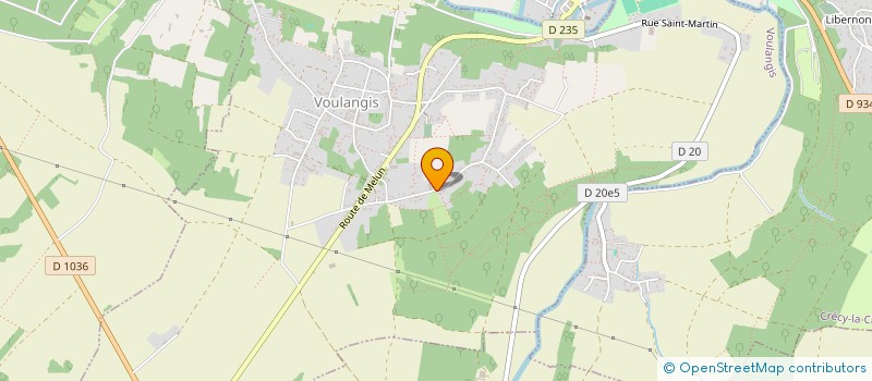 localisation de l'entreprise MONSIEUR CHARLES MOREL  VOULANGIS