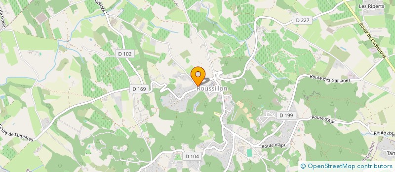 localisation de l'entreprise MONSIEUR CHARLES MOREL  ROUSSILLON