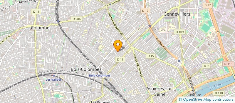 localisation de l'entreprise MONSIEUR CHARLES MORGAUT à BOIS-COLOMBES