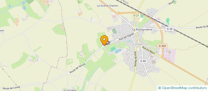 localisation de l'entreprise MONSIEUR CHARLES MORIN  CONLIE