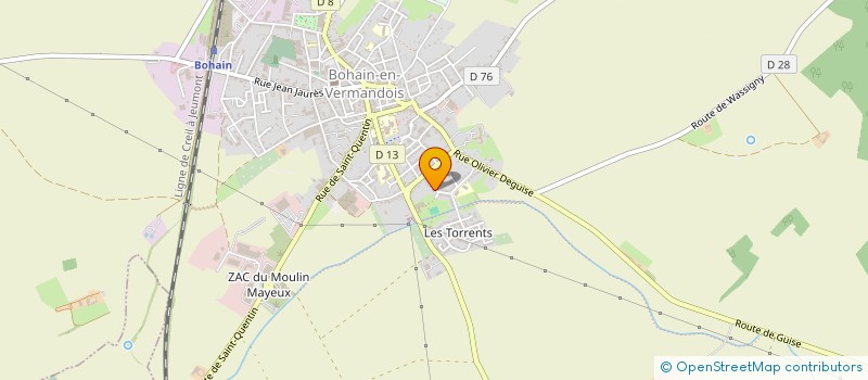 localisation de l'entreprise MONSIEUR CHARLES MOUCHE  BOHAIN-EN-VERMANDOIS