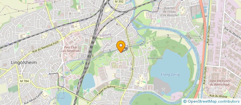 localisation de l'entreprise MONSIEUR CHARLES MOUGIN  OSTWALD