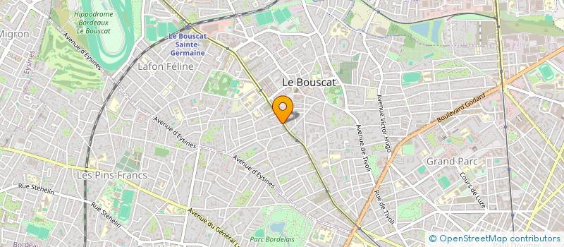 localisation de l'entreprise MONSIEUR CHARLES MOUNIER  LE BOUSCAT