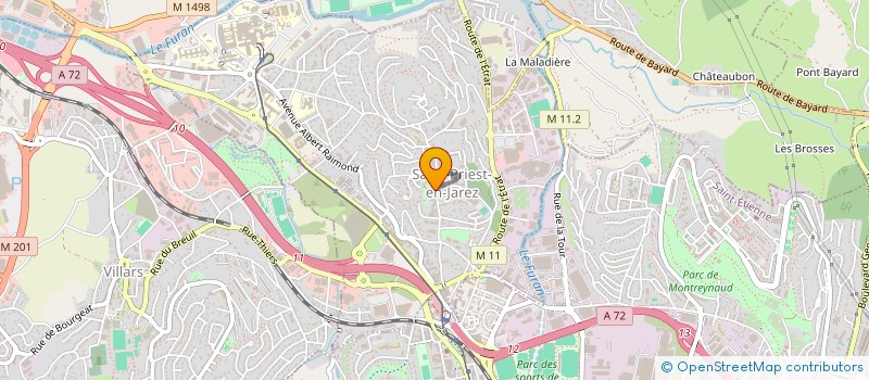 localisation de l'entreprise MONSIEUR CHARLES MOURET  SAINT-PRIEST-EN-JAREZ