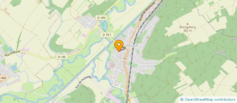 localisation de l'entreprise MONSIEUR CHARLES MULLER  ILLFURTH