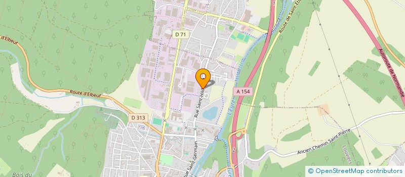 localisation de l'entreprise MONSIEUR CHARLES MULLER à LOUVIERS