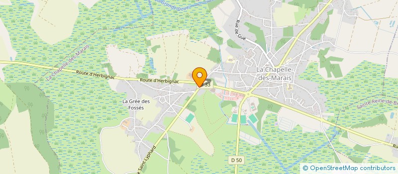 localisation de l'entreprise MONSIEUR CHARLES NAUDIN  LA CHAPELLE-DES-MARAIS