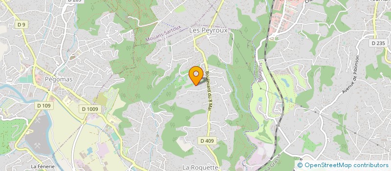 localisation de l'entreprise MONSIEUR CHARLES NAVE  LA ROQUETTE-SUR-SIAGNE