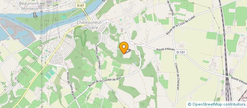 localisation de l'entreprise MONSIEUR CHARLES NERI à CHATEAUNEUF-SUR-ISERE