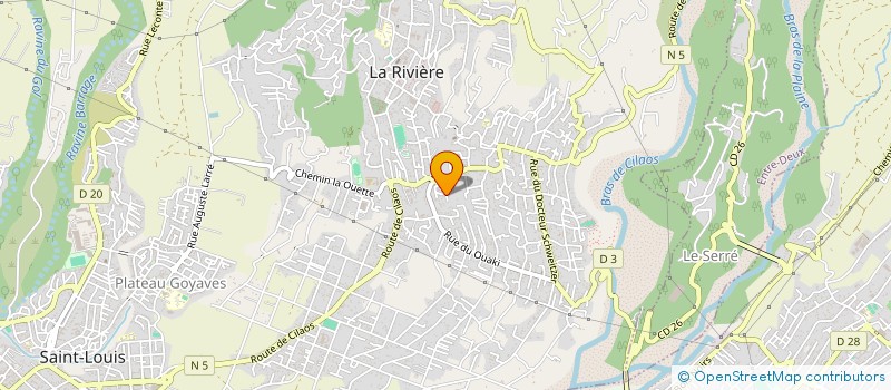 localisation de l'entreprise MONSIEUR CHARLES NIACAVERE à SAINT-LOUIS