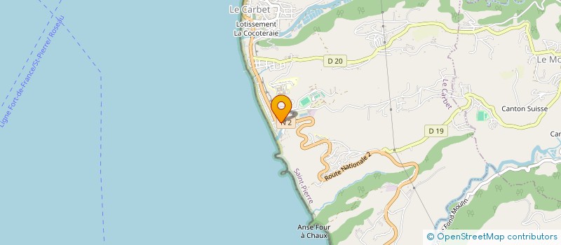 localisation de l'entreprise MONSIEUR CHARLES-NICOLAS NERET  LE CARBET