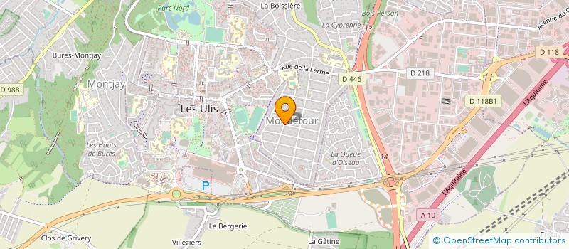 localisation de l'entreprise MONSIEUR CHARLES NJOYA CHARLES  ORSAY