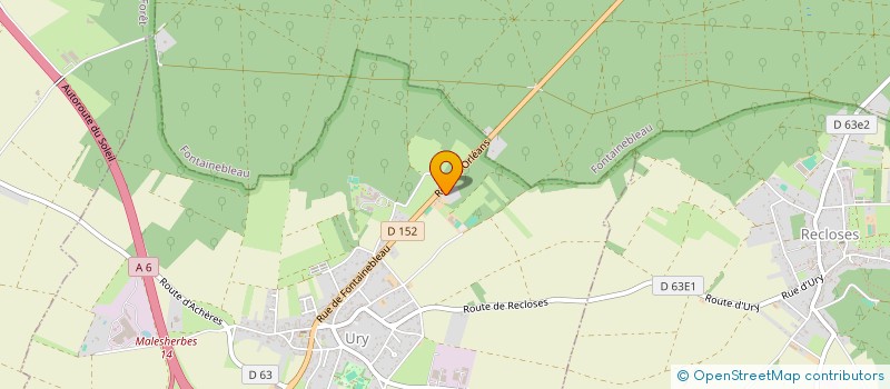 localisation de l'entreprise MONSIEUR CHARLES-NOEL DEFOSSEZ  URY