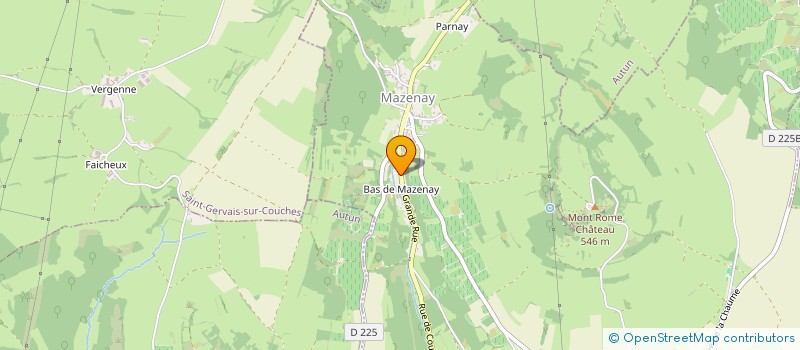 localisation de l'entreprise MONSIEUR CHARLES NORMAND  SAINT-SERNIN-DU-PLAIN