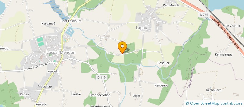 localisation de l'entreprise MONSIEUR CHARLES NOUAILHAS  LOCOAL-MENDON