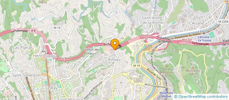 localisation de l'entreprise MONSIEUR CHARLES-OLIVIER RONIN  NICE