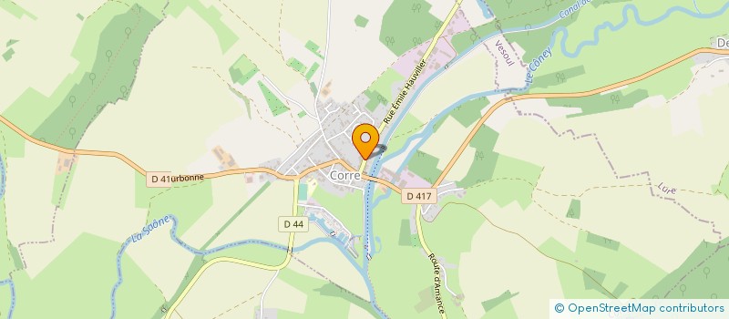 localisation de l'entreprise MONSIEUR CHARLES OLLMANN  CORRE