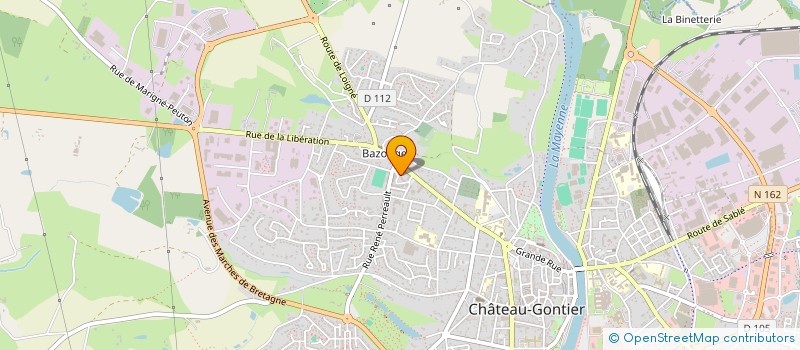 localisation de l'entreprise MONSIEUR CHARLES ORY  CHATEAU-GONTIER-SUR-MAYENNE