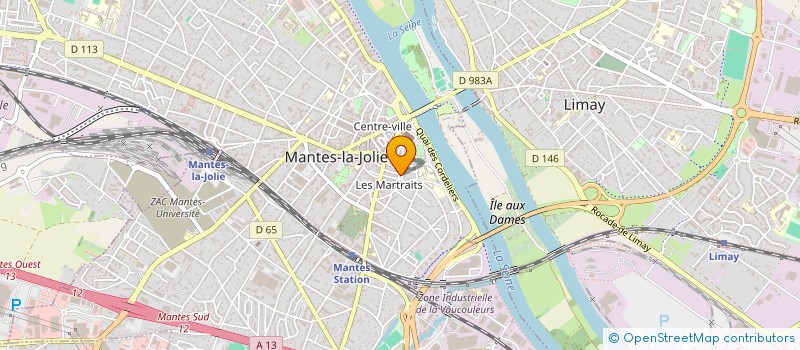 localisation de l'entreprise MONSIEUR CHARLES OUTIN à MANTES-LA-JOLIE