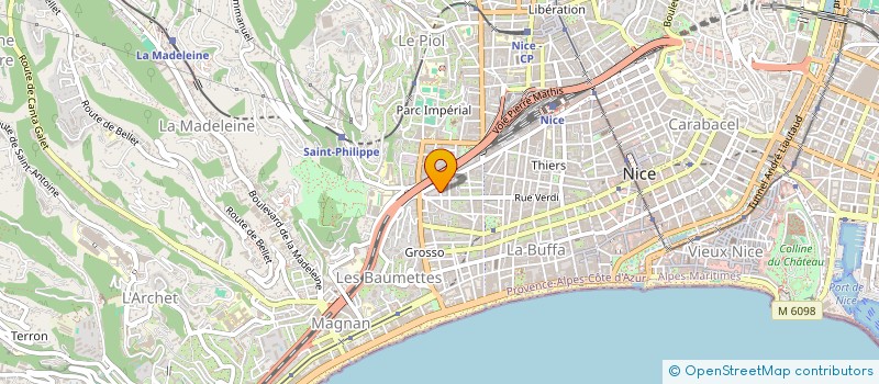 localisation de l'entreprise MONSIEUR CHARLES OYONO EKODO à NICE