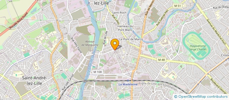 localisation de l'entreprise MONSIEUR CHARLES PACOT à MARQUETTE-LEZ-LILLE