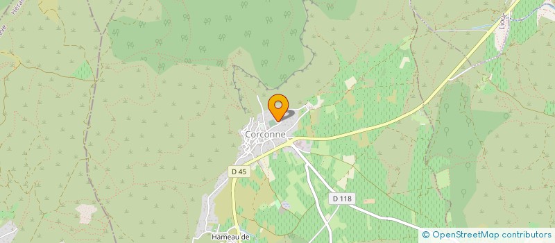 localisation de l'entreprise MONSIEUR CHARLES PAILLER  CORCONNE
