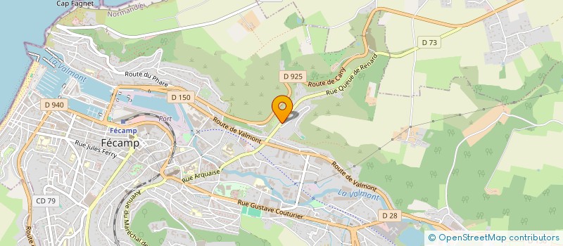 localisation de l'entreprise MONSIEUR CHARLES PAQUET  FECAMP