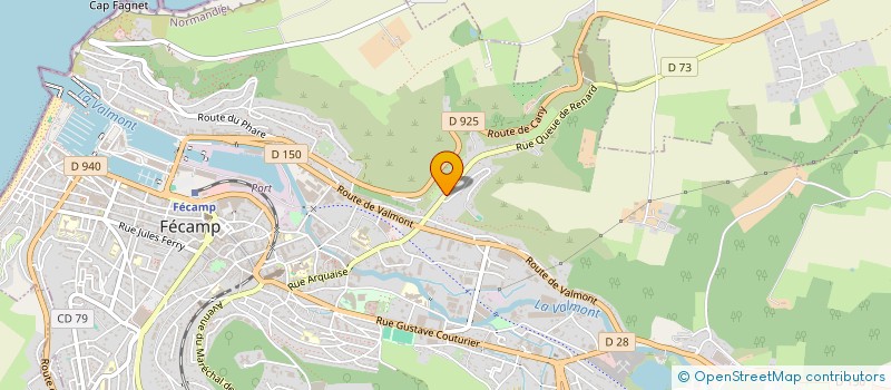 localisation de l'entreprise MONSIEUR CHARLES PAQUET  FECAMP