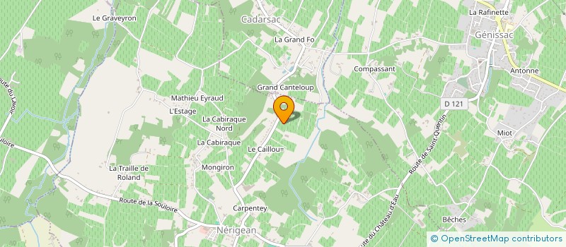 localisation de l'entreprise MONSIEUR CHARLES PASQUIERS  NERIGEAN