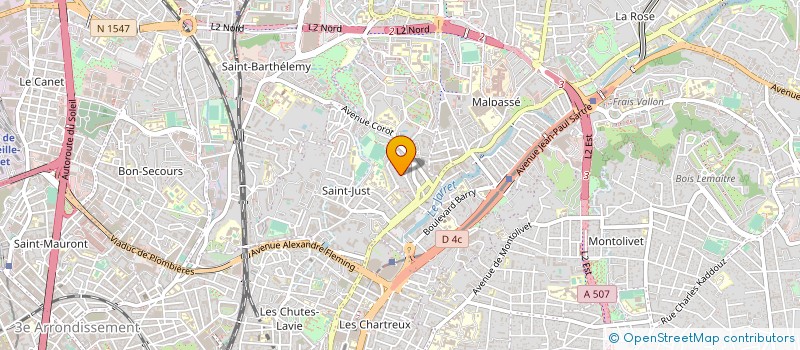 localisation de l'entreprise MONSIEUR CHARLES-PAUL RIBARD à MARSEILLE