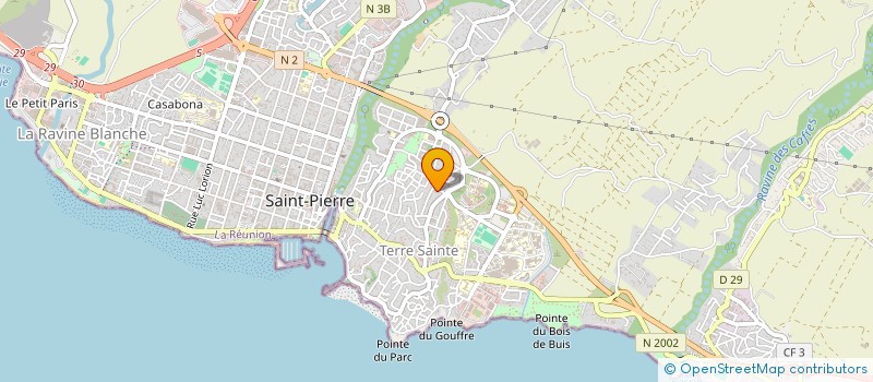 localisation de l'entreprise MONSIEUR CHARLES PAYET à SAINT-PIERRE
