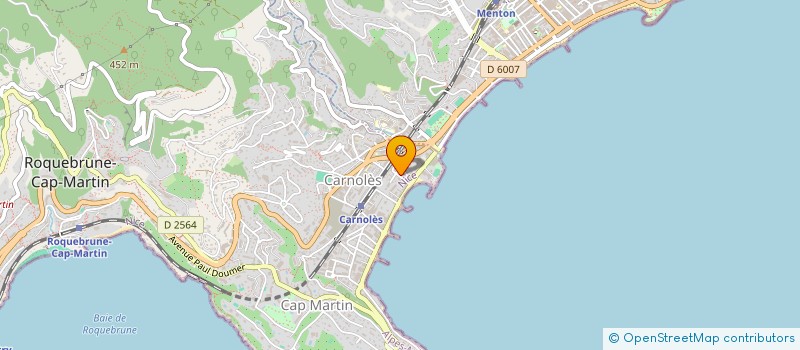 localisation de l'entreprise MONSIEUR CHARLES PECHER à ROQUEBRUNE-CAP-MARTIN