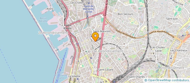 localisation de l'entreprise MONSIEUR CHARLES PELLITERI à MARSEILLE