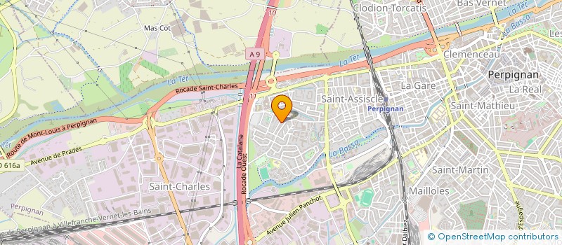 localisation de l'entreprise MONSIEUR CHARLES PERES  PERPIGNAN