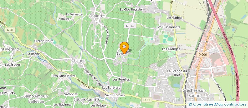 localisation de l'entreprise MONSIEUR CHARLES PERRATON  CHAINTRE