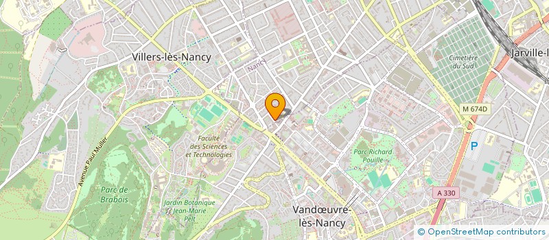 localisation de l'entreprise MONSIEUR CHARLES PERRIER  NANCY