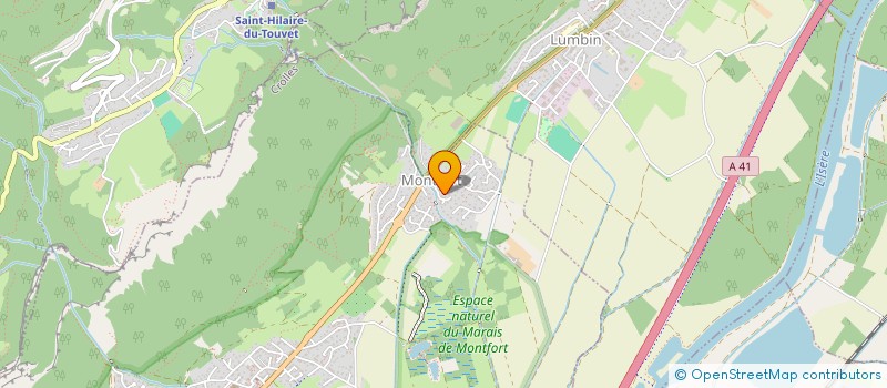 localisation de l'entreprise MONSIEUR CHARLES PERRILLAT-CHARLAZ  CROLLES