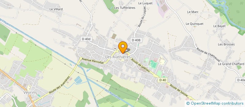 localisation de l'entreprise MONSIEUR CHARLES PERROTO à LES AVENIERES VEYRINS-THUELLIN