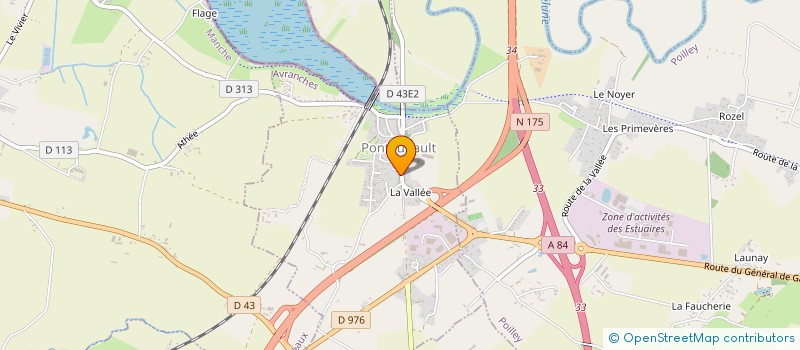 localisation de l'entreprise MONSIEUR CHARLES PERROUAULT  PONTAUBAULT