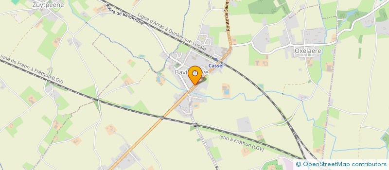 localisation de l'entreprise MONSIEUR CHARLES PETILLON  BAVINCHOVE