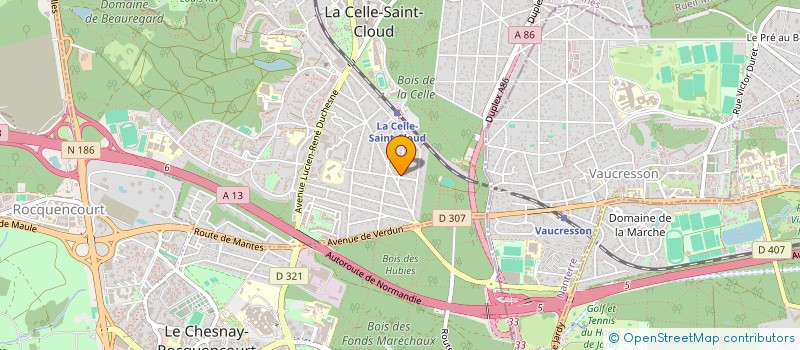 localisation de l'entreprise MONSIEUR CHARLES PETIT  LA CELLE-SAINT-CLOUD